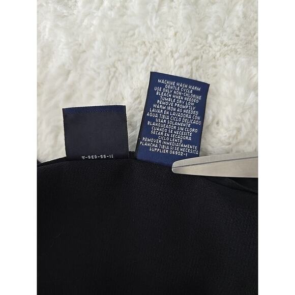 Hunt Club High Waisted Dark Floral Midi Skirt Black Size 10 AOP‎ Flower Retro - Picture 10 of 10